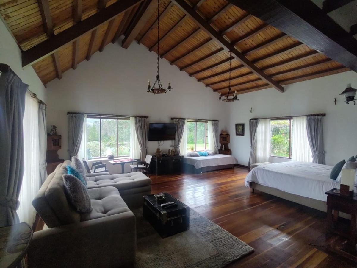 Hacienda El Pinar Del Viento Bed & Breakfast Villa de Leyva Dış mekan fotoğraf